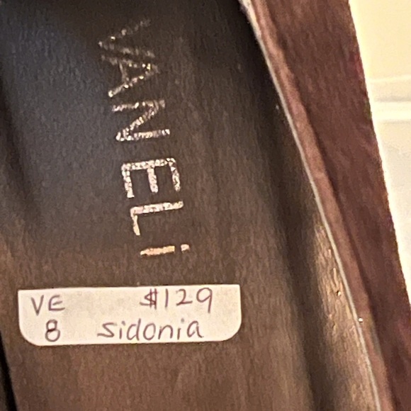 Van Eli Sidonia Platform Pump in TMoro Suede size 8M - Picture 4 of 4